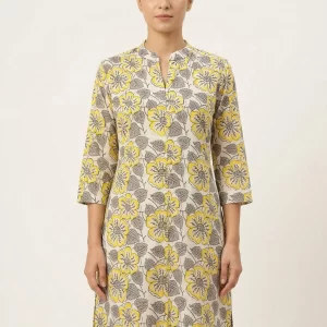 Pure Cotton Summer Ajrakh Printed Short Top