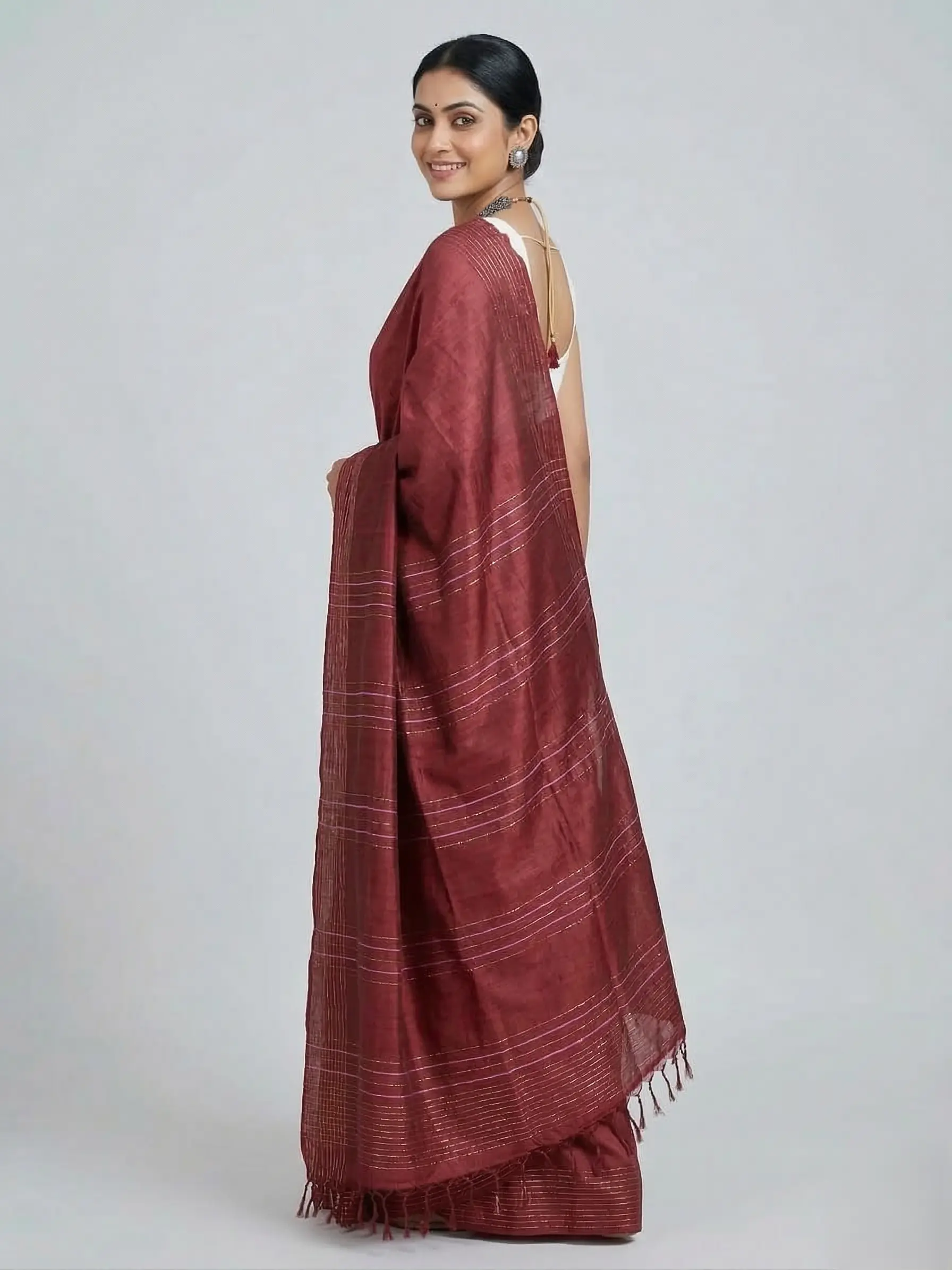 Semi Tussar Saree