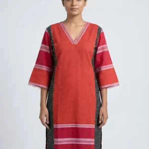 Traditional Gamchha Inspired Straight Kurti