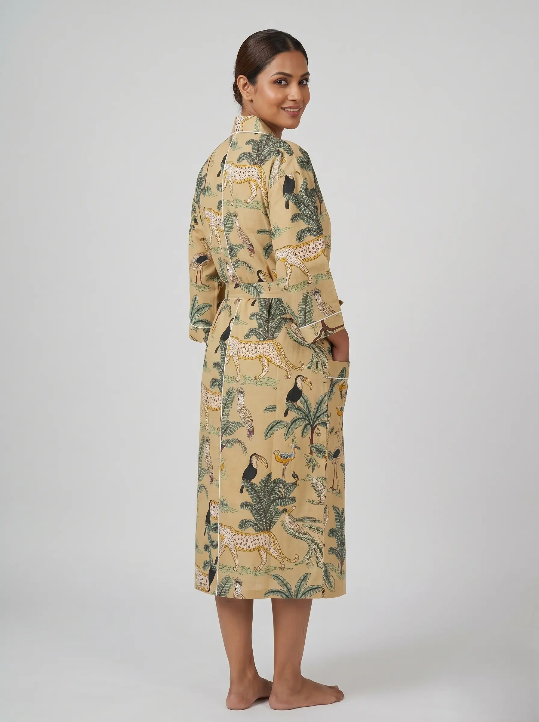 Comfort Cotton Bathrobe - Image 2