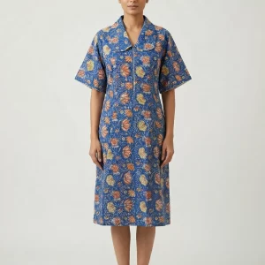 Graceful Bloom Floral Cotton Kurti