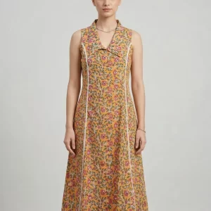 Women’s Soft Floral Print Office Wear Kurti