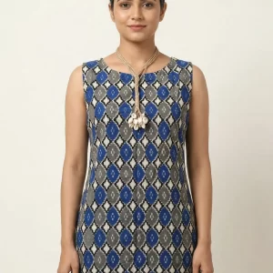 Women’s Soft Floral Print Office Wear Kurti