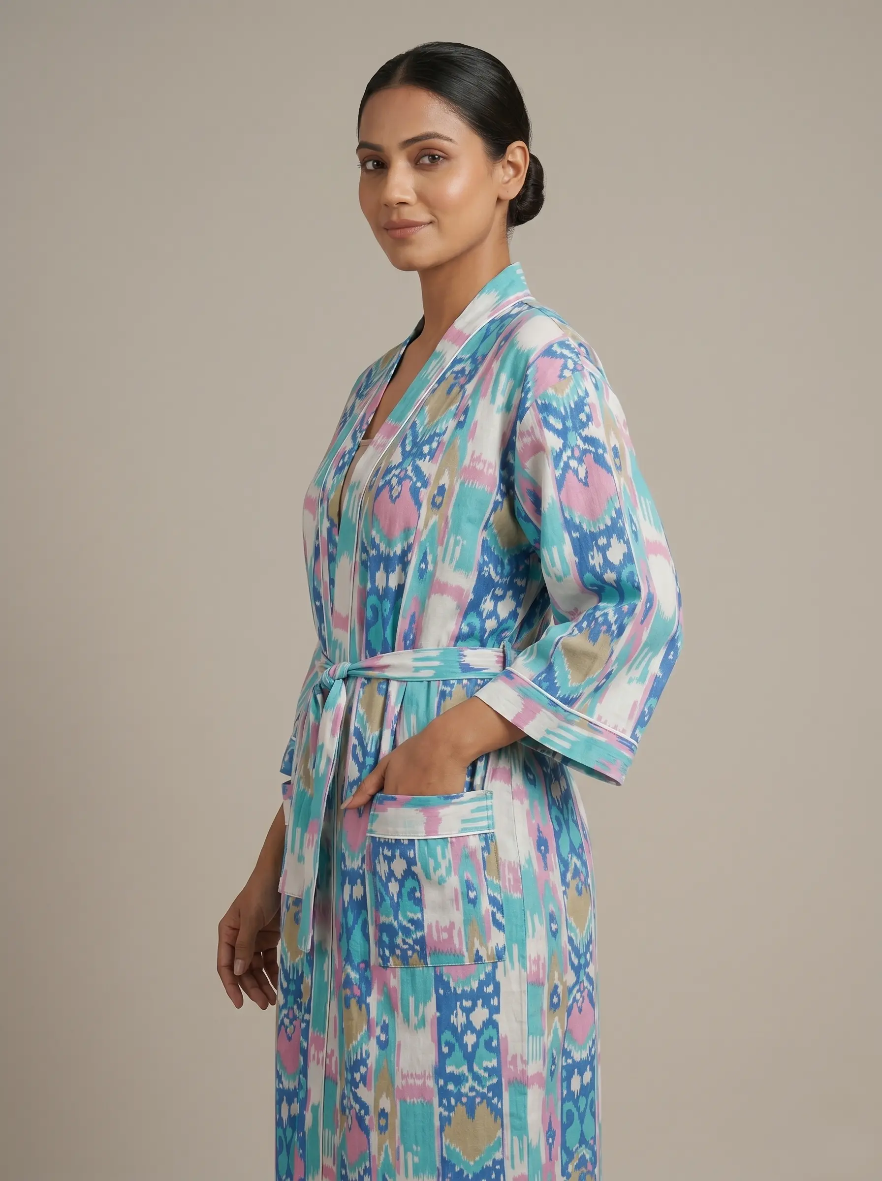 Artisan Cotton Bathrobe - Image 2