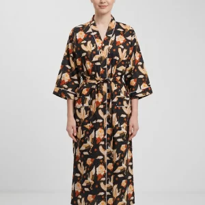 Serenity Cotton Block Print Bathrobe