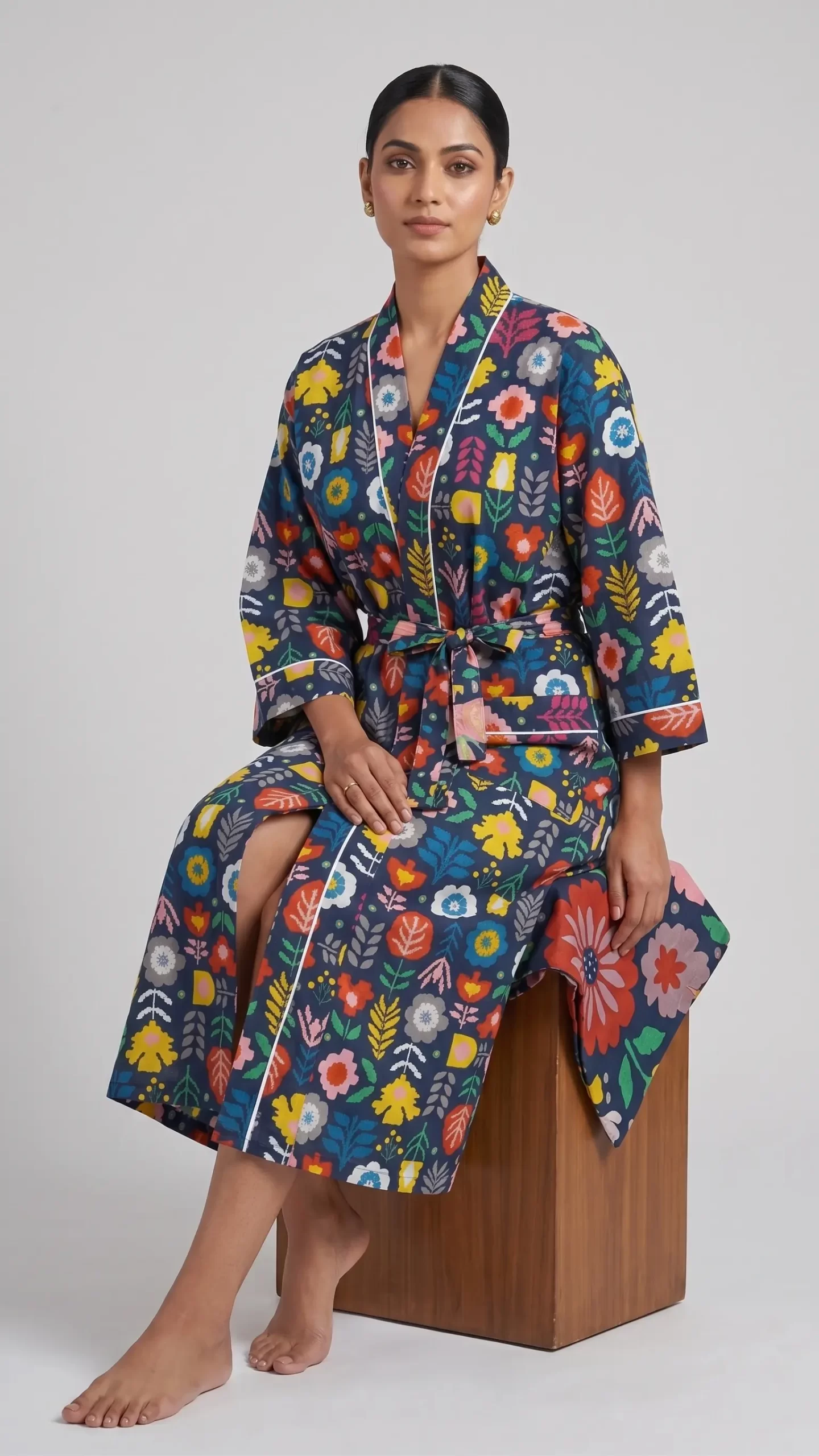 Calm Comfort Cotton Bathrobe - Image 2
