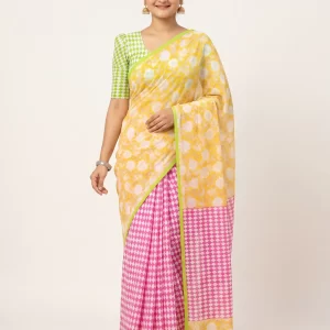 Elegant Floral Printed Malmal Cotton Saree for Women